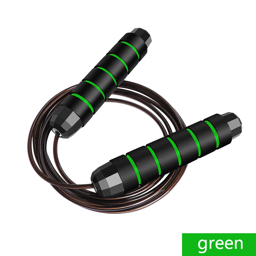 PulseRope™ Adjustable Speed Skipping Rope – Steel Wire Fitness Training Equipment