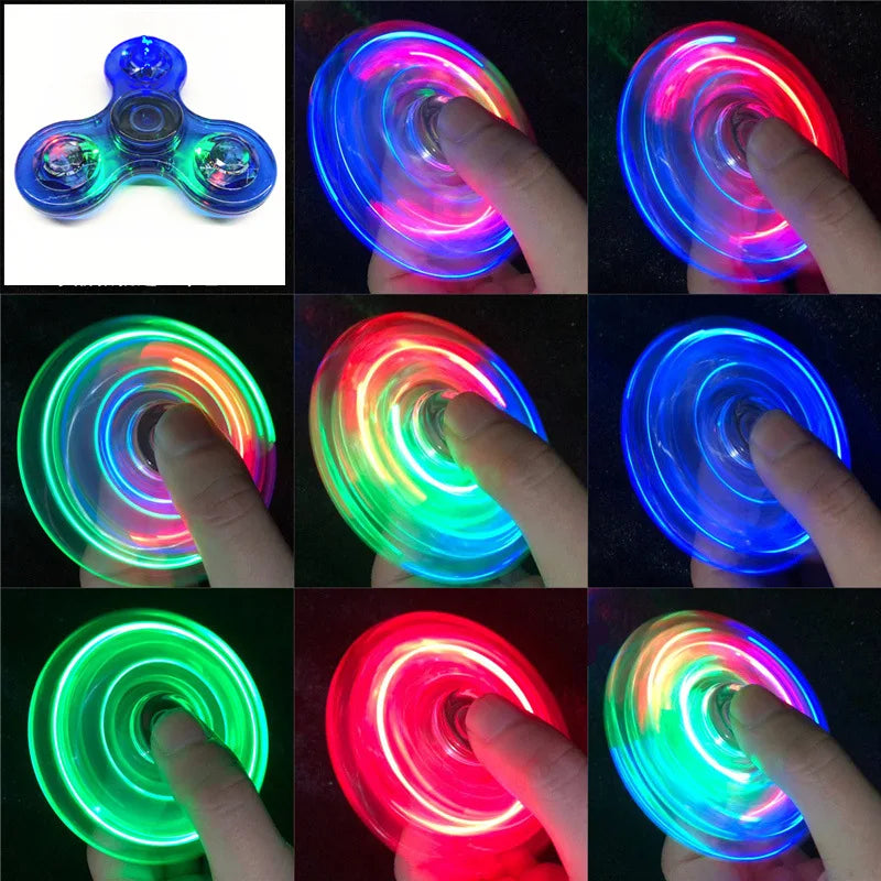 GlowGyro™ – Crystal LED Fidget Spinner for Kids & Teens