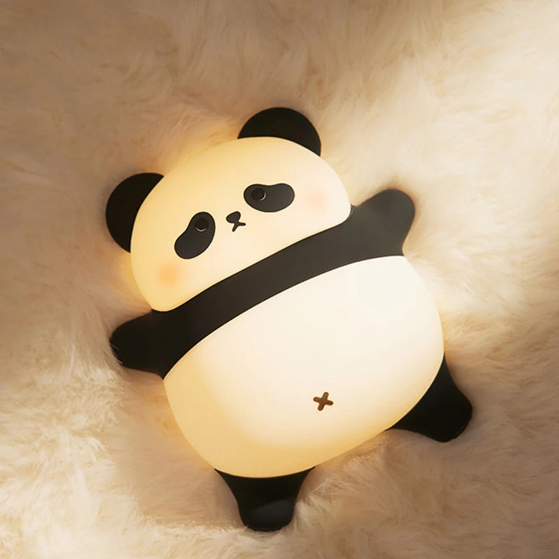 LumiCubs™ – Lampe de nuit panda rechargeable avec minuterie tactile et sommeil