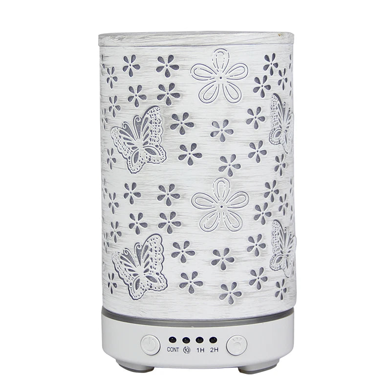 FlutterMist™ – Aromatherapy Diffuser with Metallic Butterfly LED & Cool Mist Humidifier