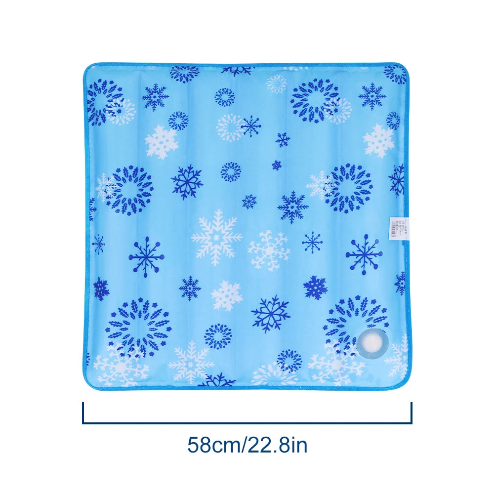 Cama de verano para mascotas CoolHaven™: refrescante colchón de hielo para perros y gatos