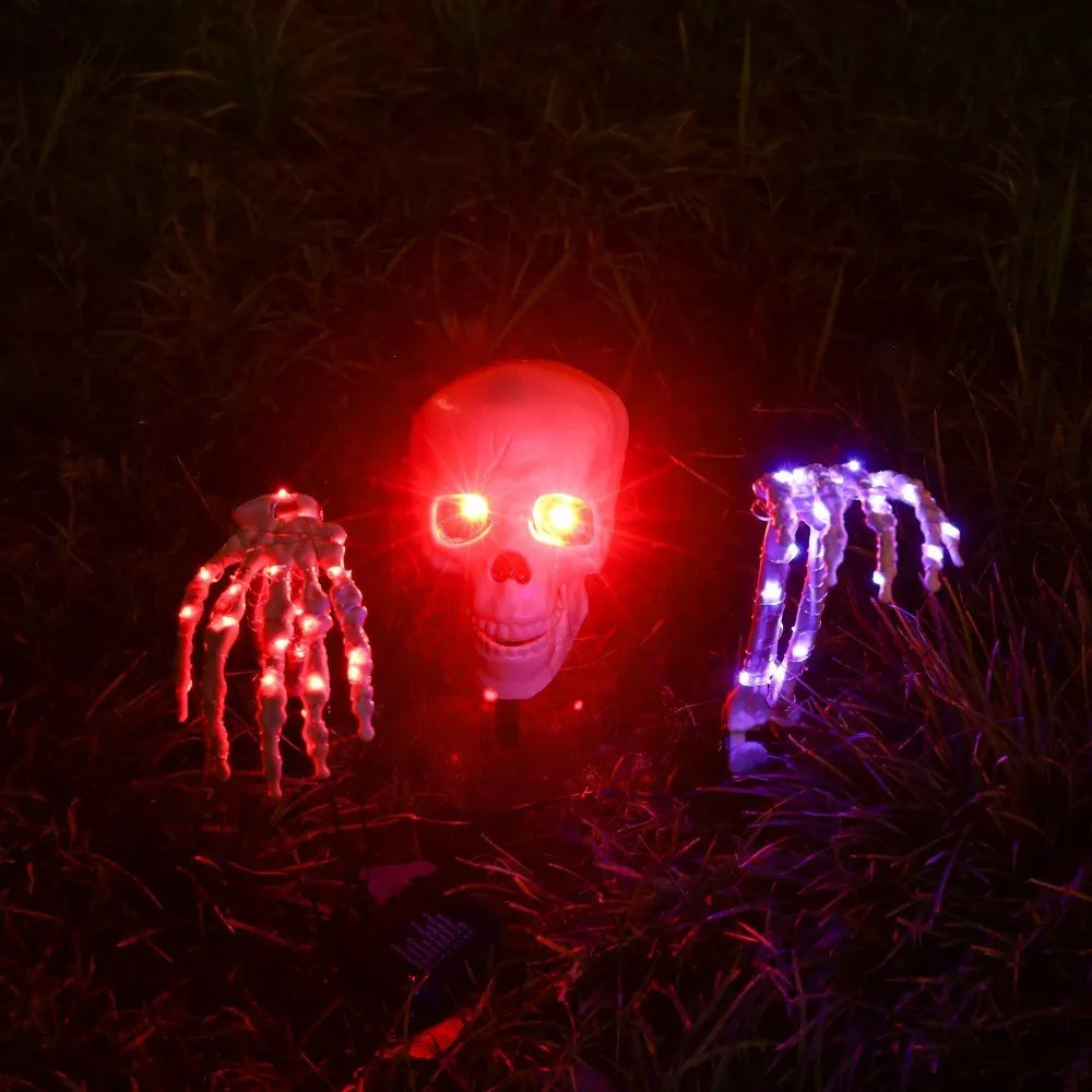 SkullGlow™ – Veilleuse squelette d'Halloween
