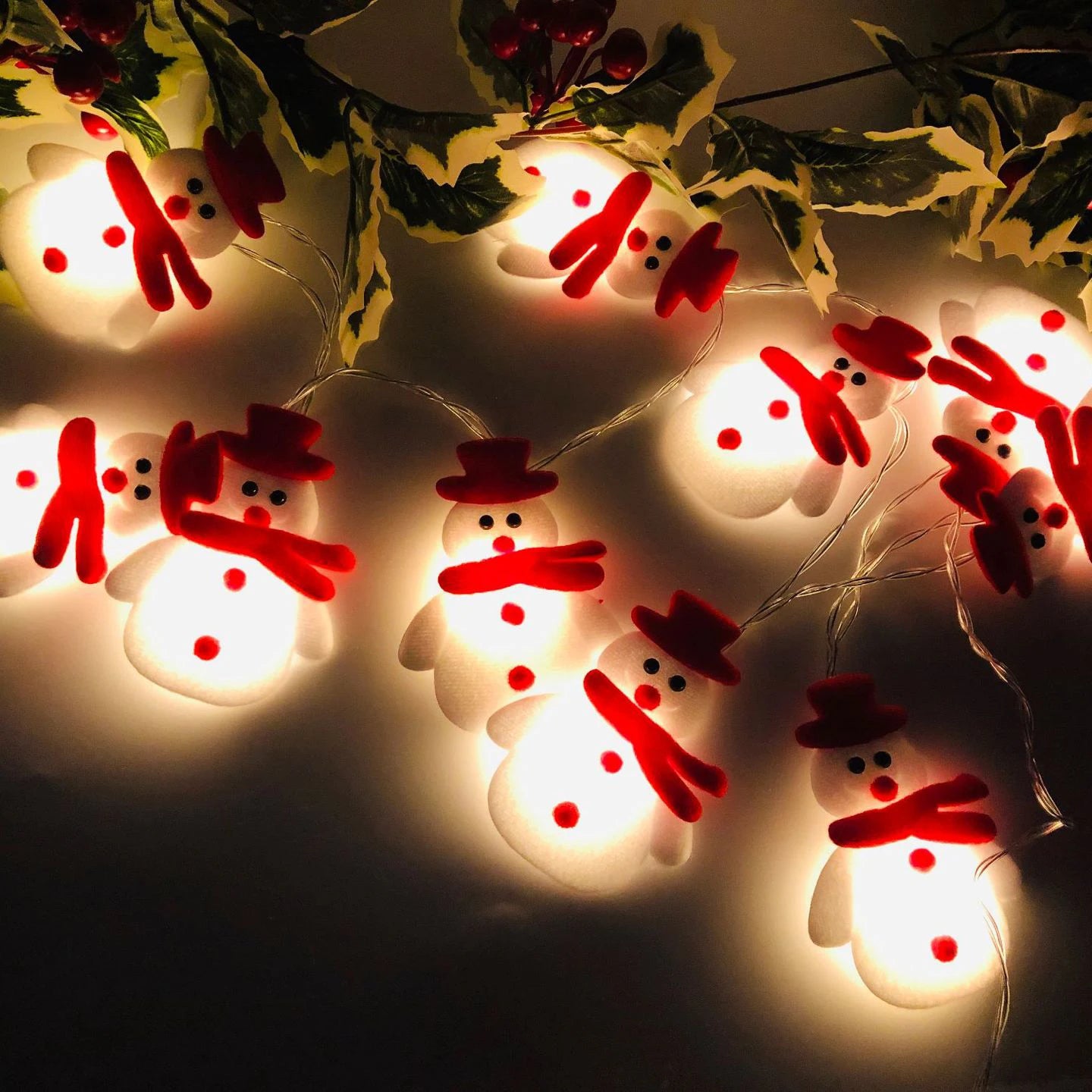 Norraven™ – LED Christmas Snowman String Lights Decoration