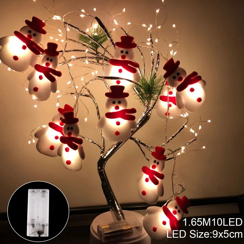 Norraven™ – LED Christmas Snowman String Lights Decoration
