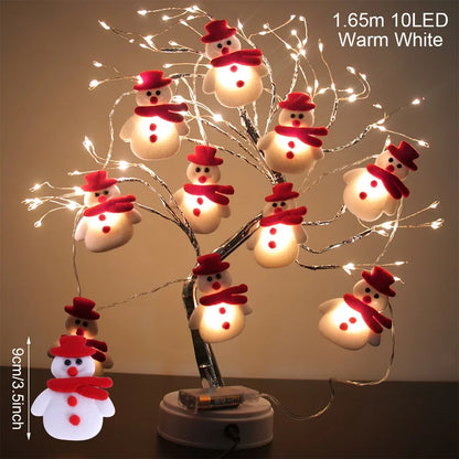 Norraven™ – LED Christmas Snowman String Lights Decoration