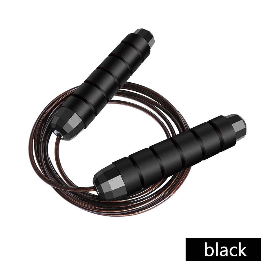 PulseRope™ Adjustable Speed Skipping Rope – Steel Wire Fitness Training Equipment