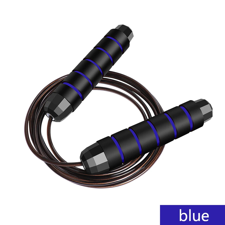 PulseRope™ Adjustable Speed Skipping Rope – Steel Wire Fitness Training Equipment