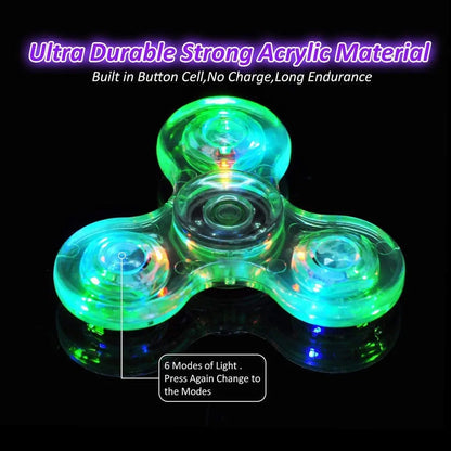 GlowGyro™ – Crystal LED Fidget Spinner for Kids & Teens