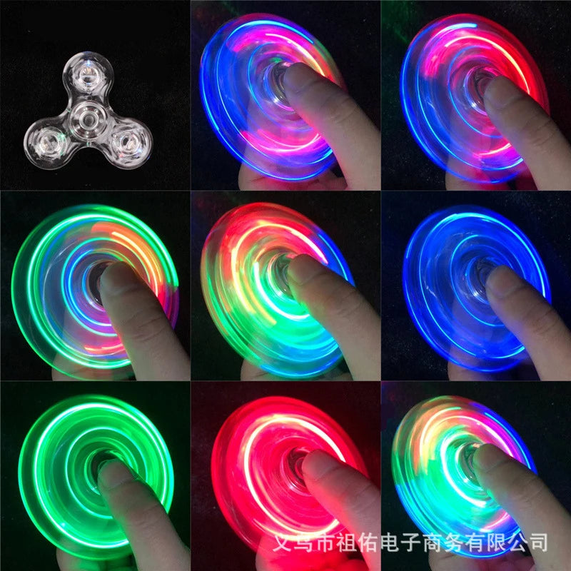 GlowGyro™ – Crystal LED Fidget Spinner for Kids & Teens