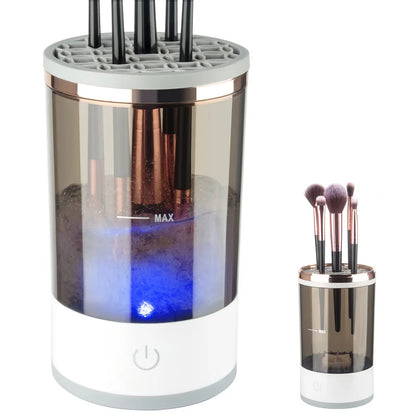 Brushaura™ – Elegant Electric Makeup Brush Cleaner & Dryer