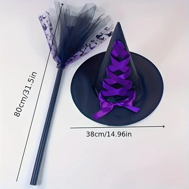 VelvetWitch™ – Enchanted Halloween Costume Set (3-Piece Elegance Edition)