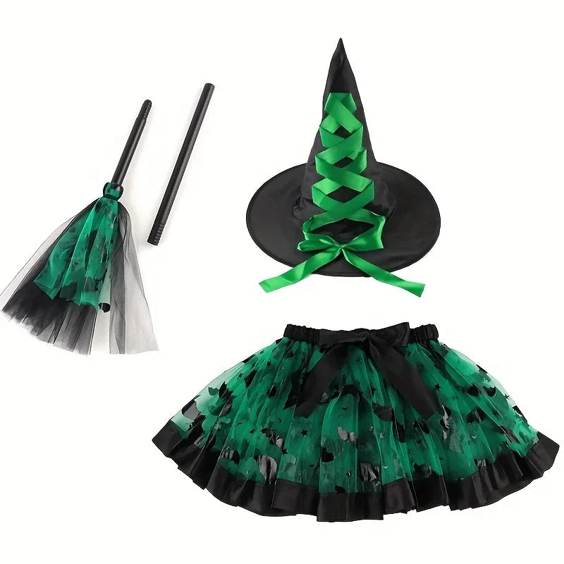 VelvetWitch™ – Enchanted Halloween Costume Set (3-Piece Elegance Edition)