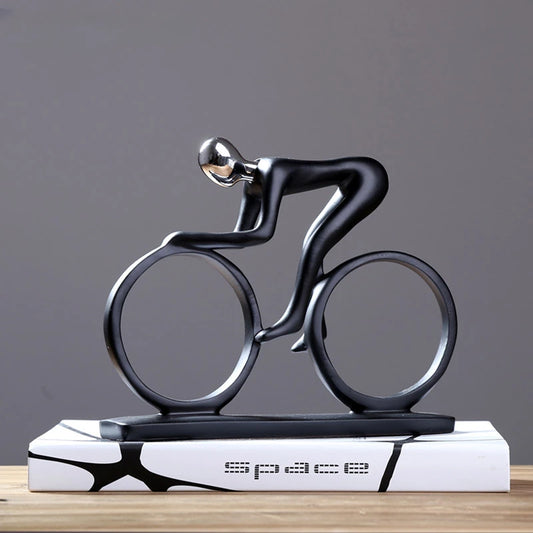 RideMuse™ – Artistic Resin Bicycler Sculpture for Contemporary Interiors