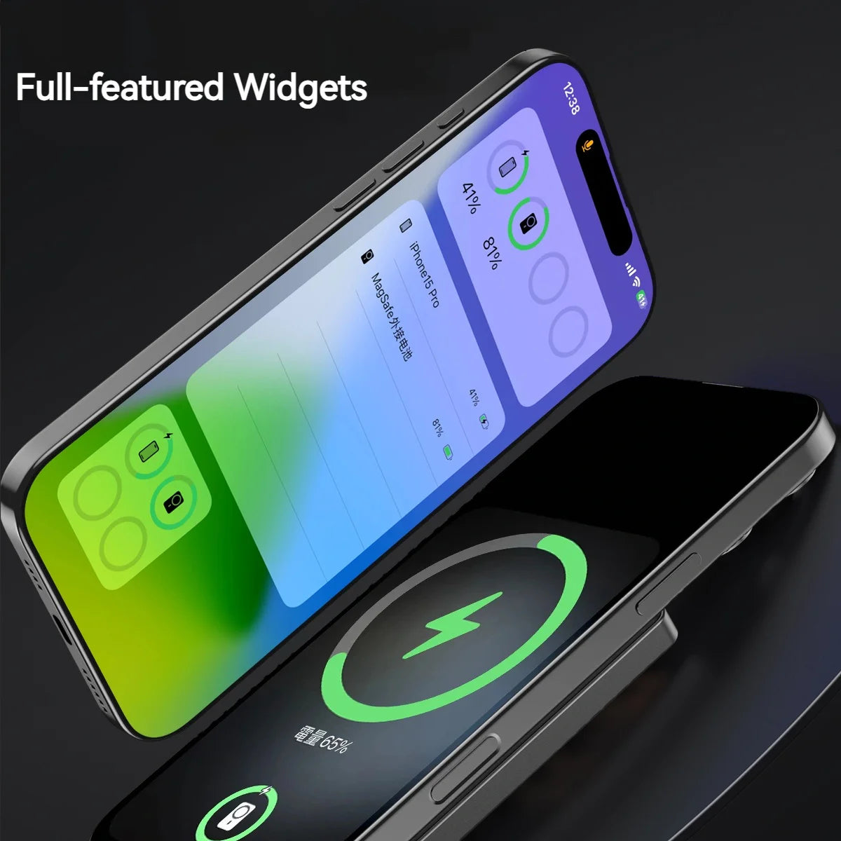 VoltMate™ Trio – 3-in-1 Magnetic Wireless Power Bank with 15W Fast Charging