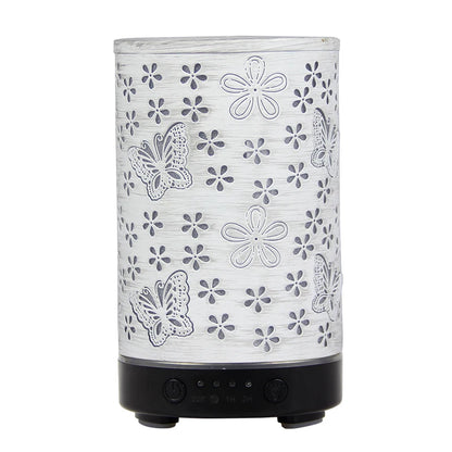 FlutterMist™ – Aromatherapy Diffuser with Metallic Butterfly LED & Cool Mist Humidifier