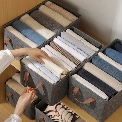 FoldNest™ – Multipurpose Fabric Storage Box & Organiser