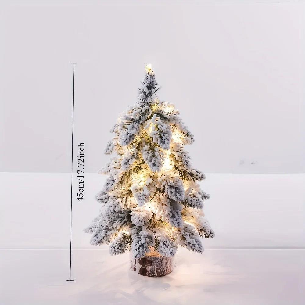 AuriPine™ – LED Artificial Snow Tree Ornament