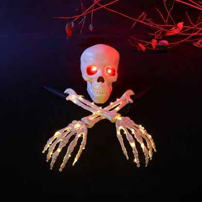 SkullGlow™ – Veilleuse squelette d'Halloween 