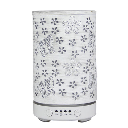 FlutterMist™ – Aromatherapy Diffuser with Metallic Butterfly LED & Cool Mist Humidifier