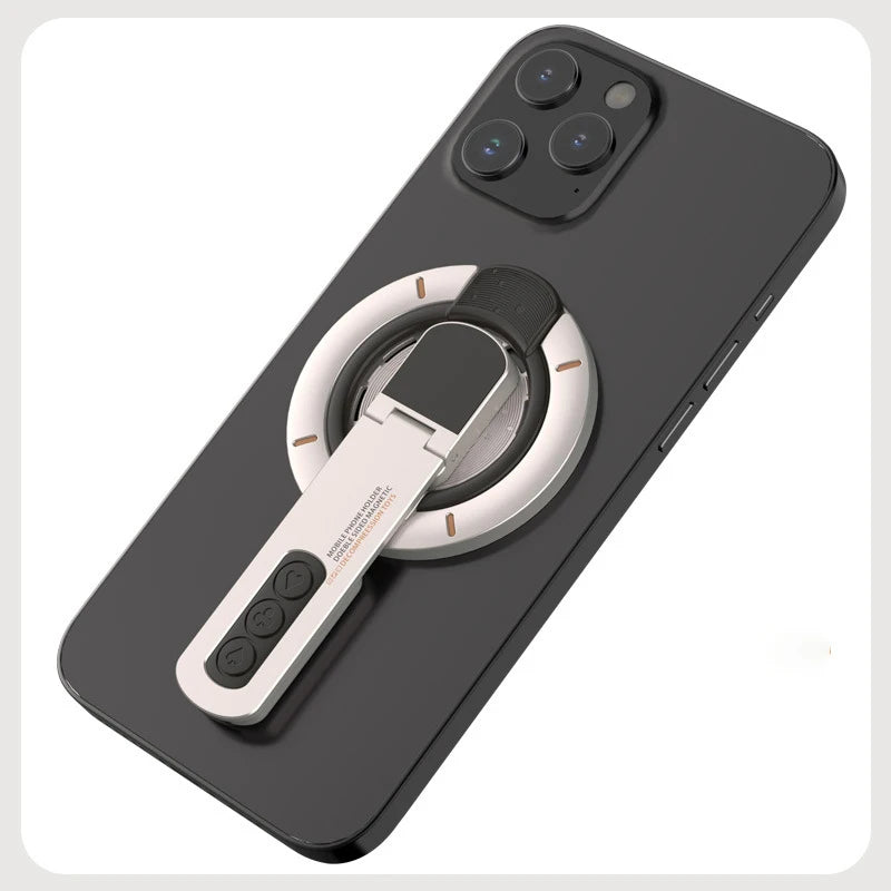 Magnevo™ – Aluminium Magnetic Ring Holder & 360° Stand