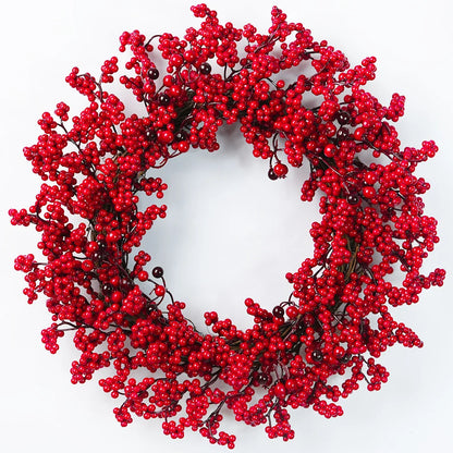 BerryLune™ – Handmade Christmas Wreath for Front Door