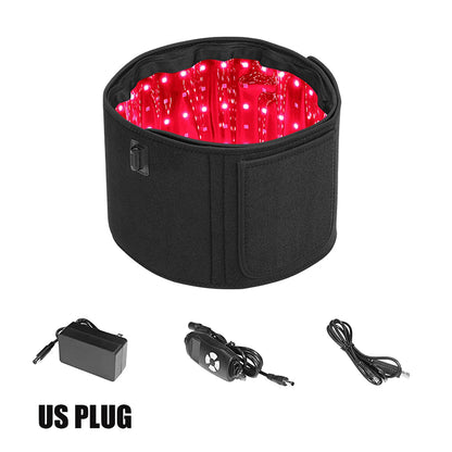 LumiSlim™ Red & Infrared Light Therapy Belt – 660nm/850nm LED Body Slimming & Fat Burning Wrap