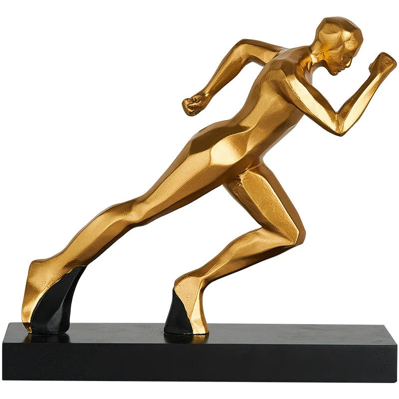 Aurevon™ – Contemporary Gold Art Sculpture Accent