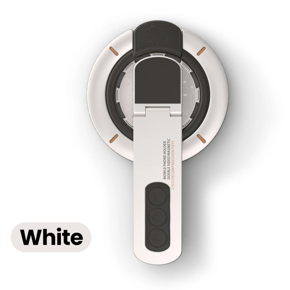 Magnevo™ – Anillo magnético de aluminio y soporte de 360°