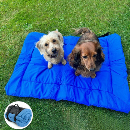 TrailPaws™ Portable Pet Bed – Foldable Camping Mat for Dogs & Cats, Waterproof & Non-Slip