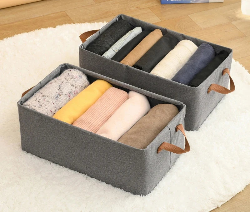 FoldNest™ – Multipurpose Fabric Storage Box & Organiser