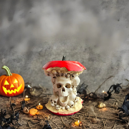 SkullApple™ – Ornamento de Resina de Halloween