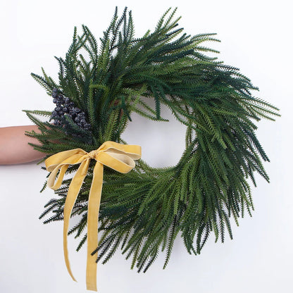 BerryLune™ – Handmade Christmas Wreath for Front Door