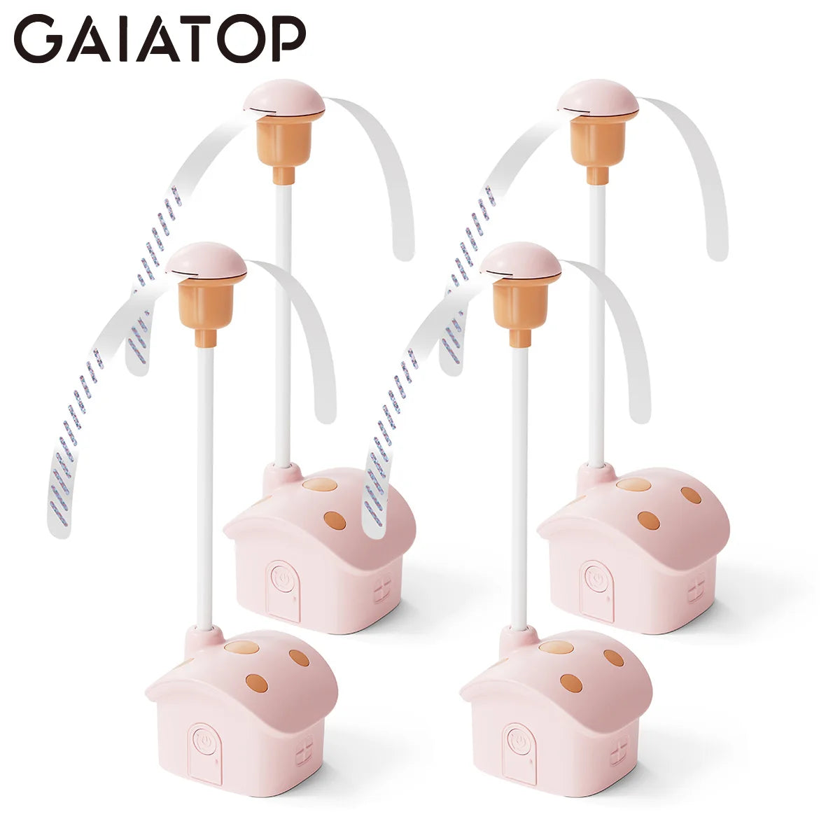 FreshGuard™ Mushroom Fly Fan – Foldable Battery Table Fan for Outdoor Meals & Parties