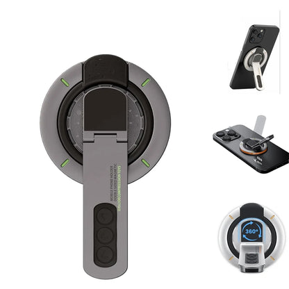 Magnevo™ – Aluminium Magnetic Ring Holder & 360° Stand