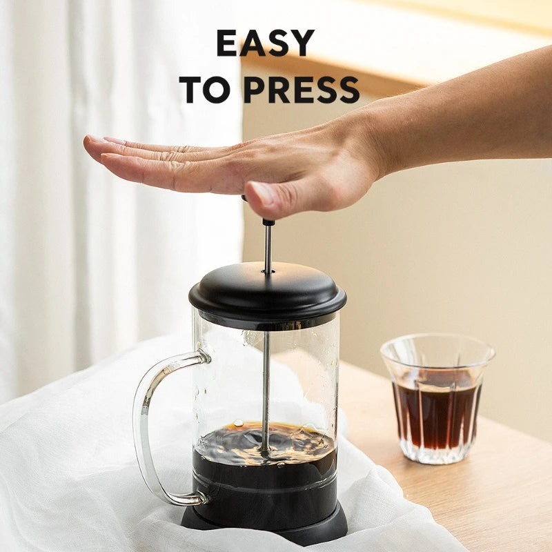 Pressoria™ – 600ML Hand-Poured French Press Coffee Pot
