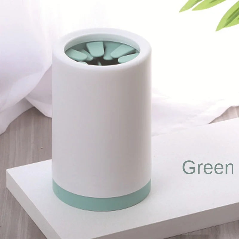 PawCleanse™ Cup – Portable Pet Paw Washer with Soft Silicone Bristles for Cats & Dogs