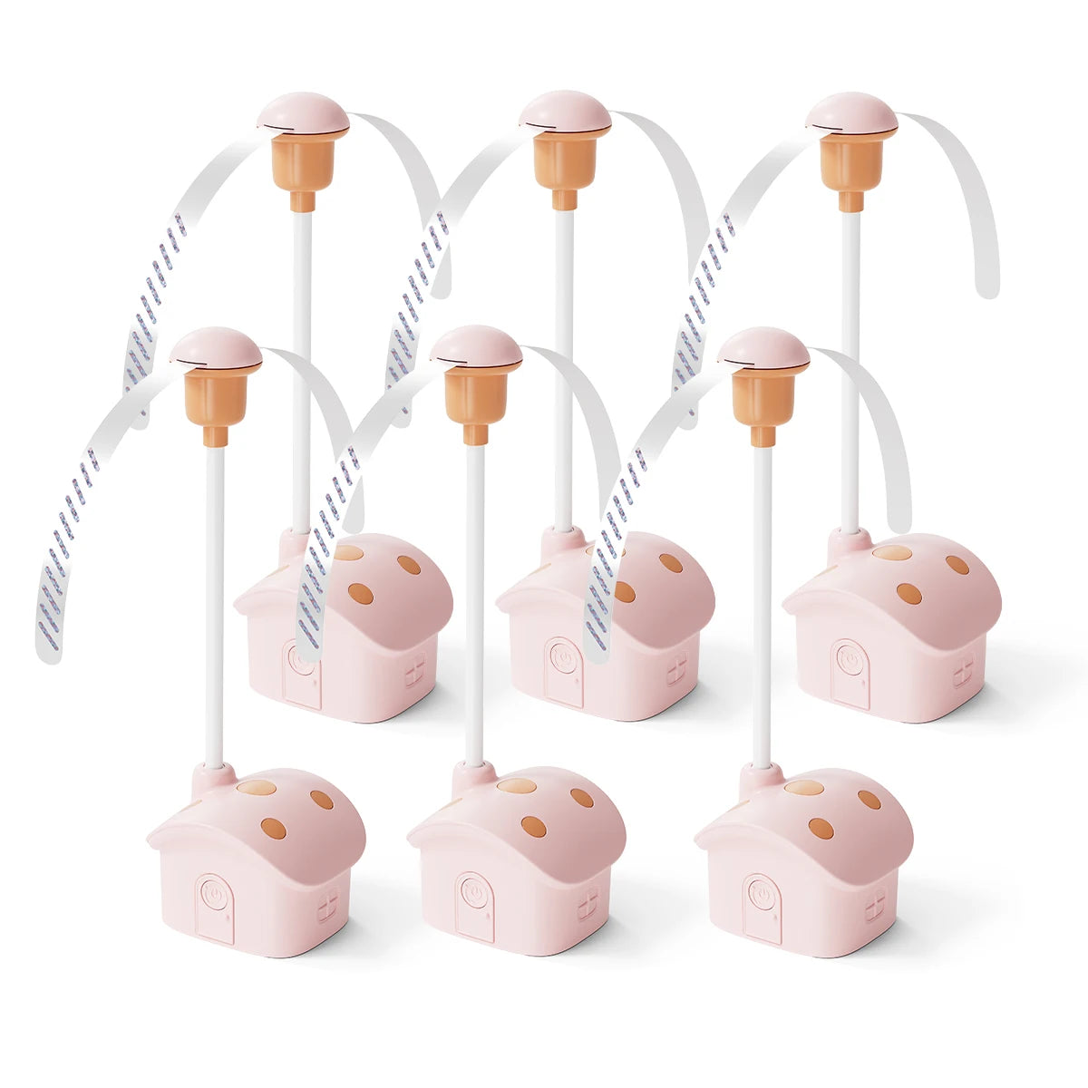 FreshGuard™ Mushroom Fly Fan – Foldable Battery Table Fan for Outdoor Meals & Parties