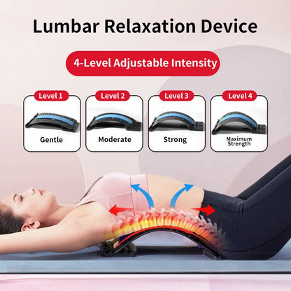 CoreRelief™ Back Massager – Fitness Lumbar Stretcher & Posture Aid