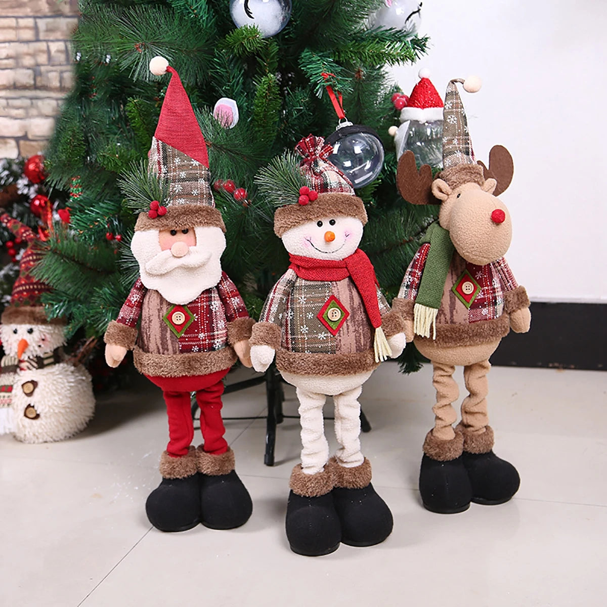 Merrivelle™ – Christmas Telescopic Doll Ornament Decoration