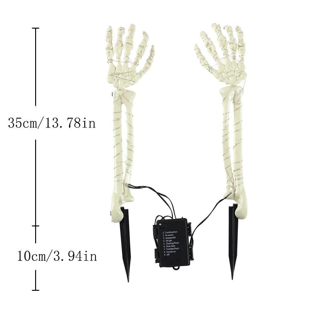 SkullGlow™ – Veilleuse squelette d'Halloween 