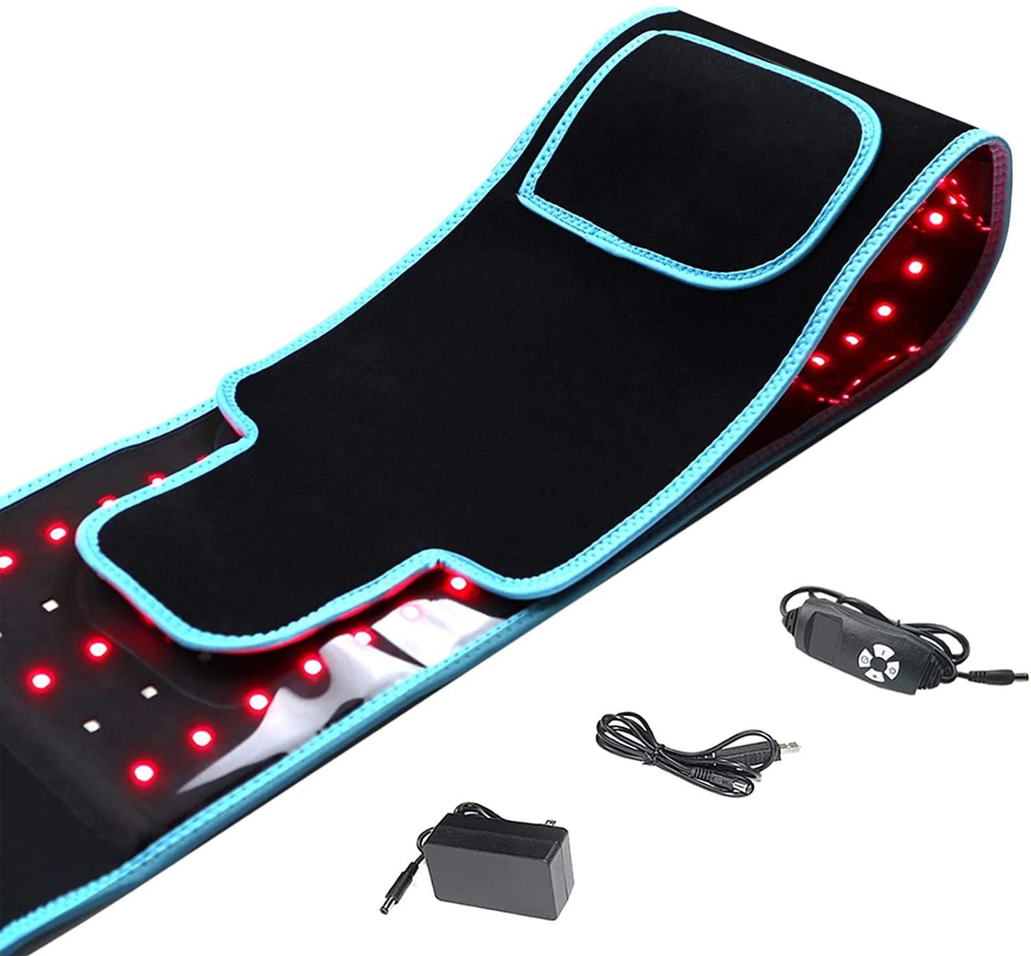 LumiSlim™ Red & Infrared Light Therapy Belt – 660nm/850nm LED Body Slimming & Fat Burning Wrap