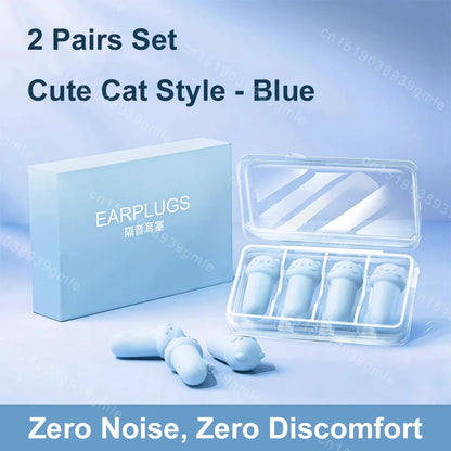 CalmNite™ Soundproof Earplugs – Reusable Silicone Noise Blocking Sleep Protectors (4/6 Pairs)