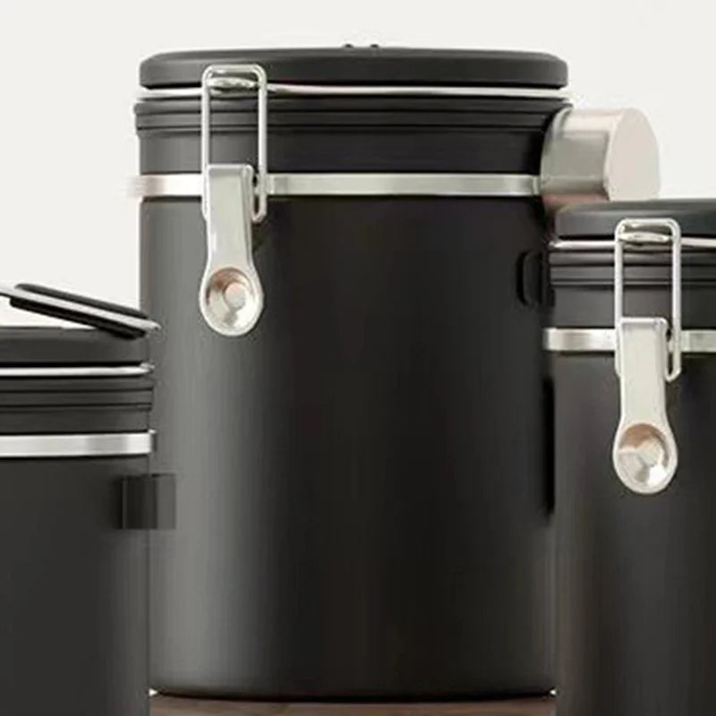 BrewSeal™ – Large Capacity Coffee Bean Vacuum Canister