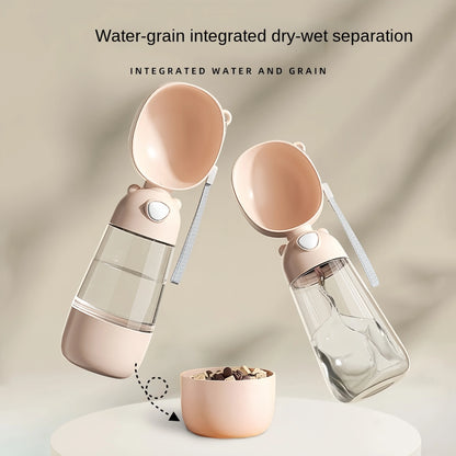 SipTrek™ – On-the-Go Water Bottle & Snack Container for Pets