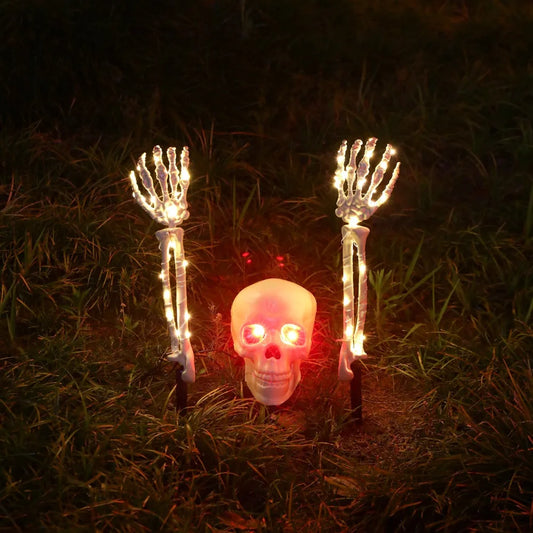 SkullGlow™ – Halloween Skeleton Night Light