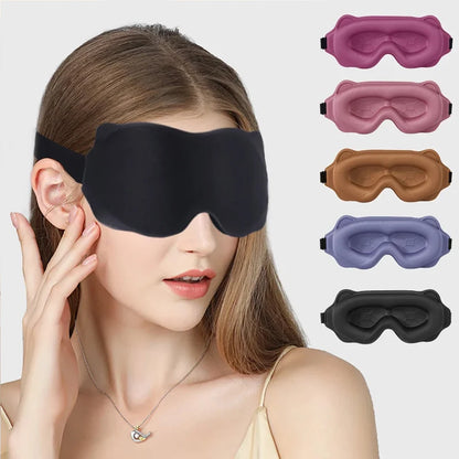 DreamAura™ Sleeping Mask – 3D Contoured Eye Cover & Light Blocking Aid