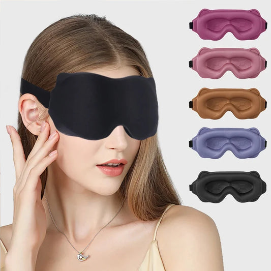 DreamAura™ Sleeping Mask – 3D Contoured Eye Cover & Light Blocking Aid