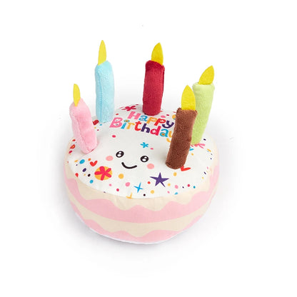 BarkDay™ Treat – Bite-Resistant Dog Birthday Plush Toy with Sound