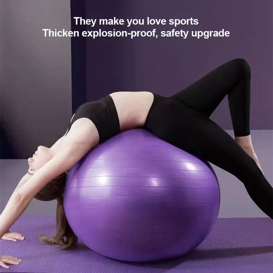 ZenBalance™ Exercise Ball – Explosion-Proof Yoga & Pilates Fitness Ball (55–75cm)