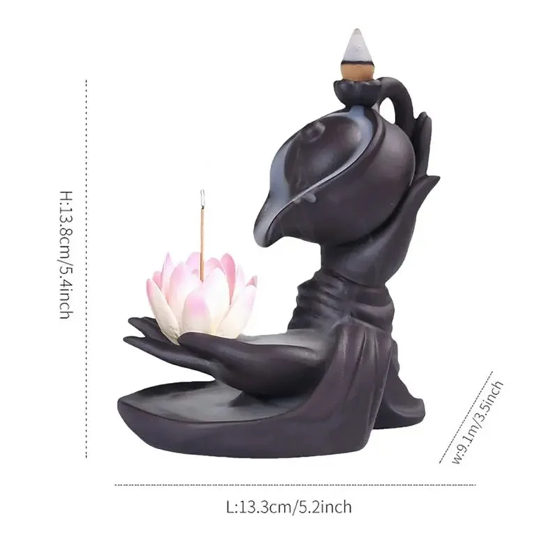 Solenique™ – Lotus Hand Backflow Incense Holder
